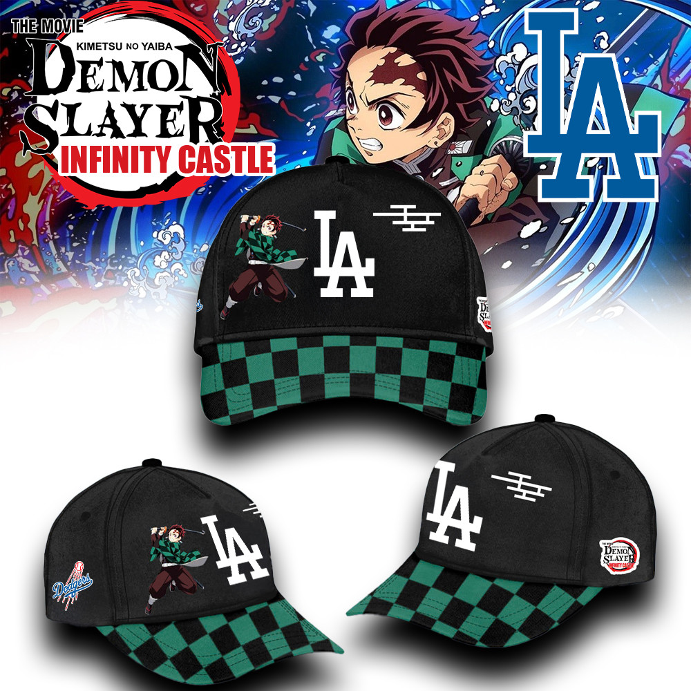 Los Angeles Dodgers Demon Slayer Tanjiro Cap 2025 Perfect Gift Idea