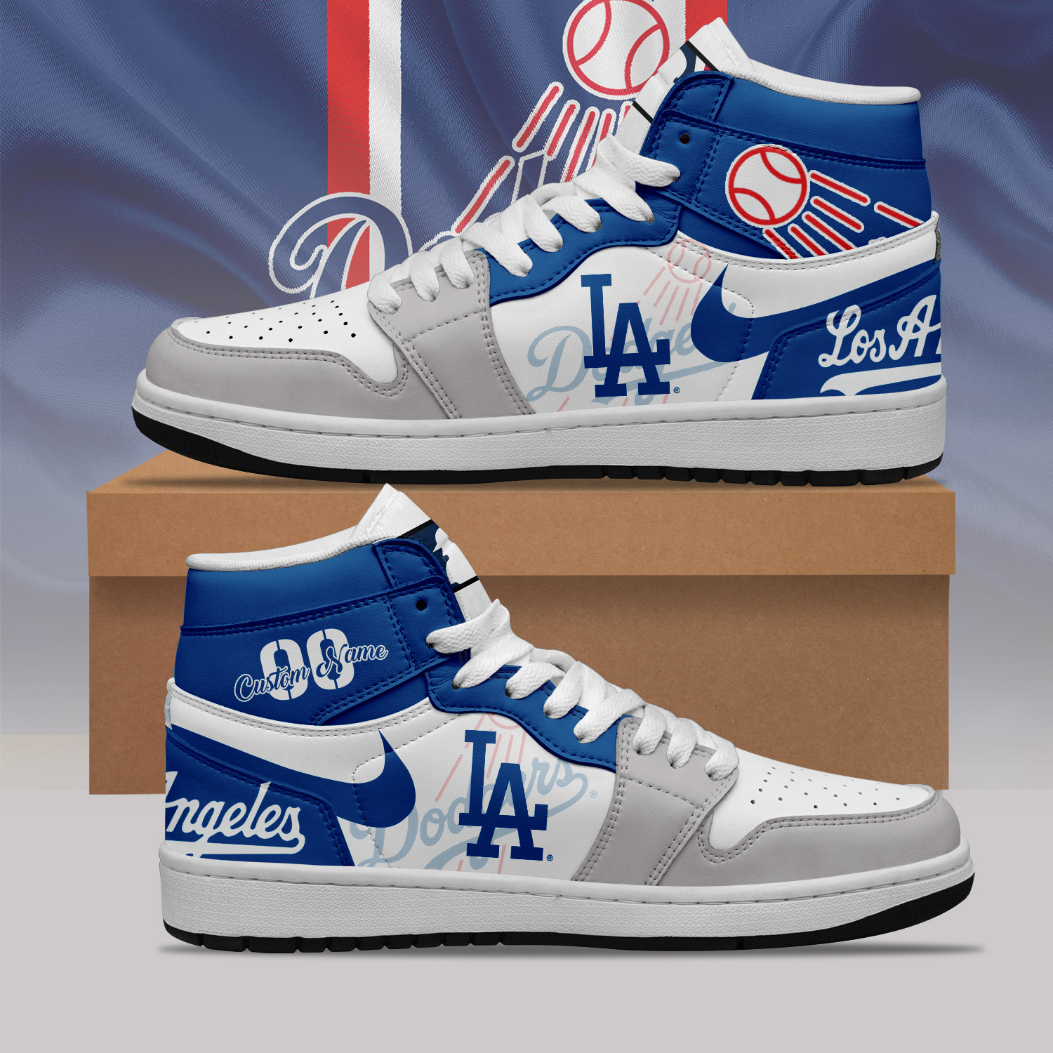 Los Angeles Dodgers Mlb 2025 Personalized Shoes Gift For Fans