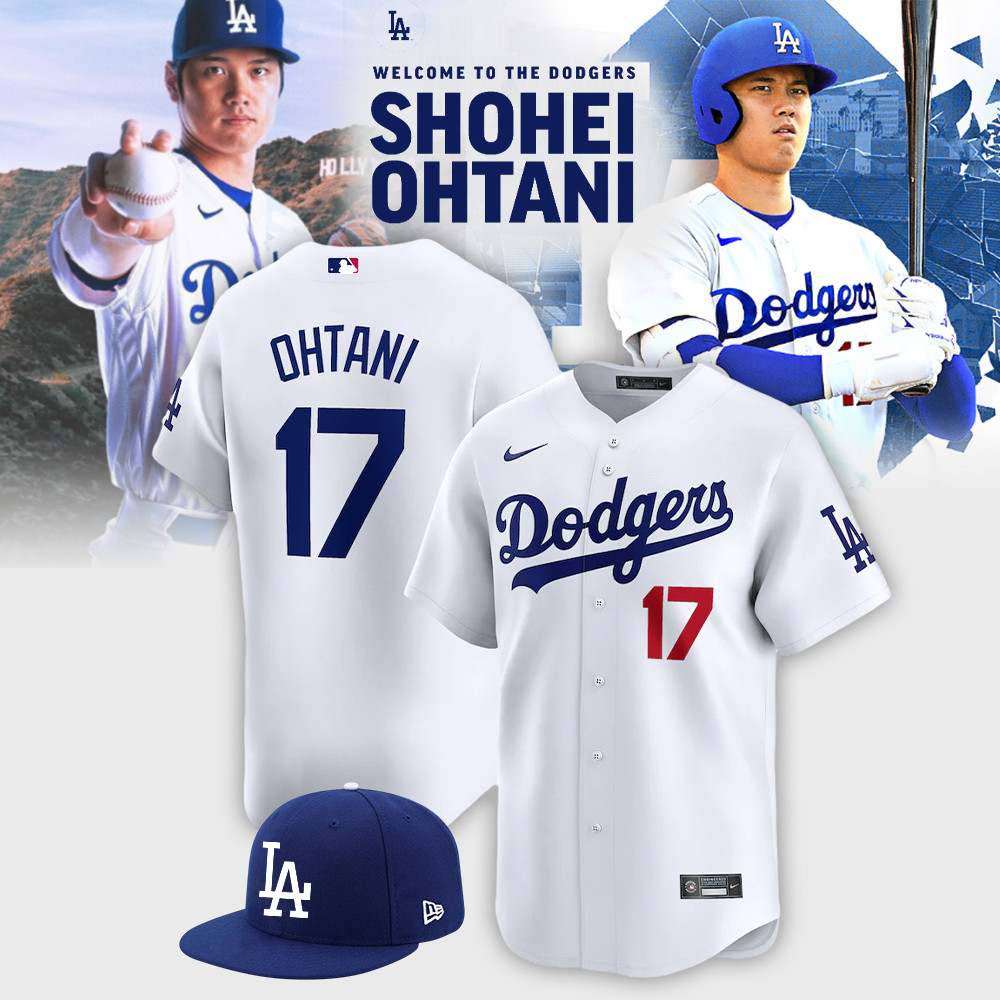 Los Angeles Dodgers Shohei Ohtani Nike White Home Jersey Fan Merch