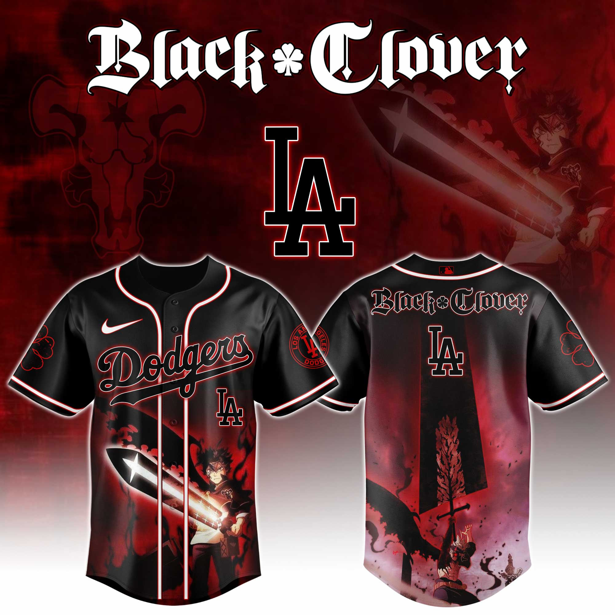 Los Angeles Dodgers X Black Clover Jersey 2025 Gifts For Baseball Fans
