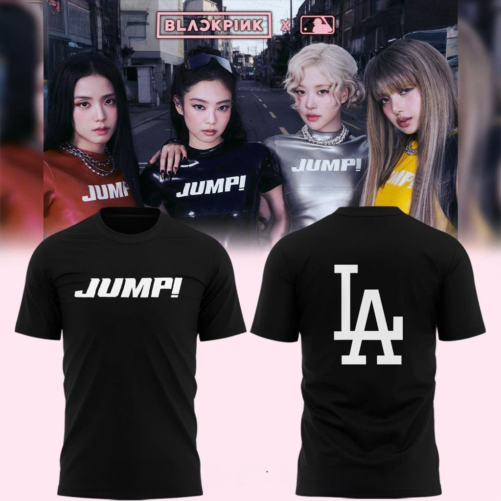 Los Angeles Dodgers x Blackpink Jump For Fans Shirt Dodgers Merch Gifts For Her