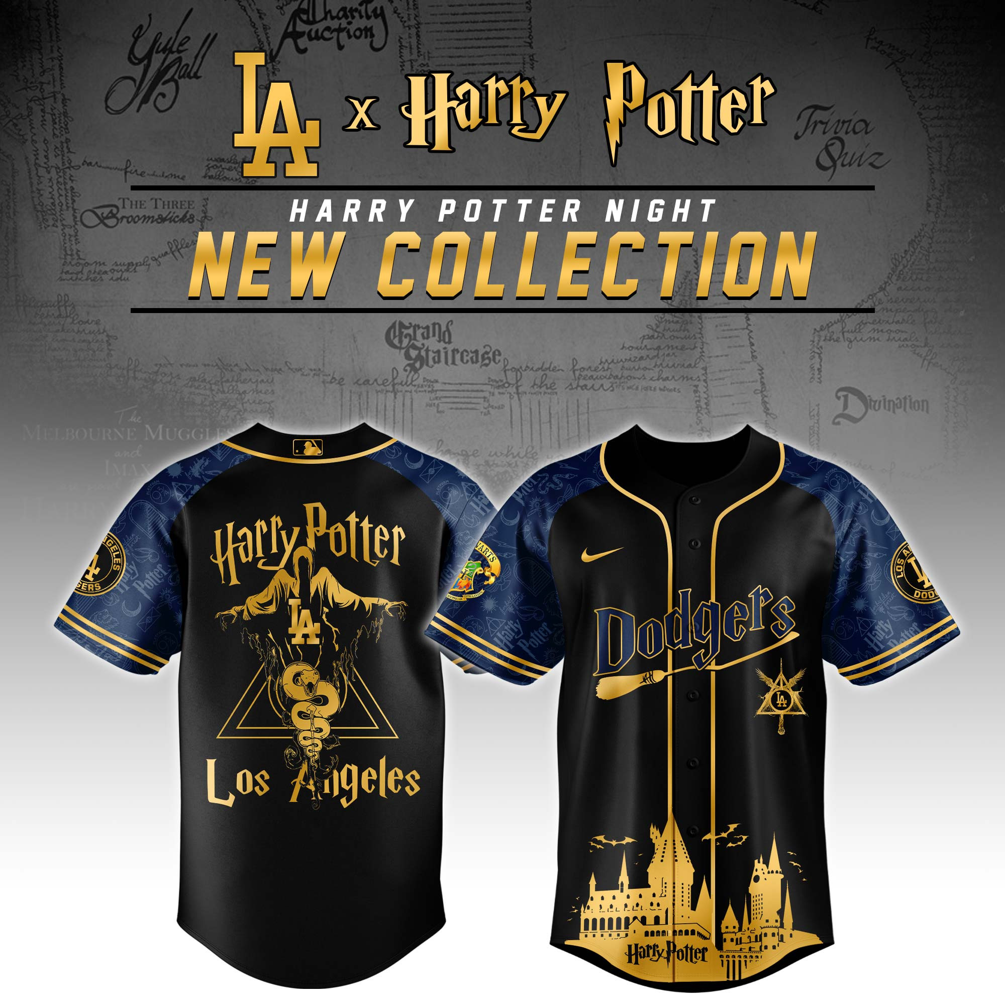 Los Angeles Dodgers X Harry Potter Jersey 2025 Baseball Team Gift Ideas