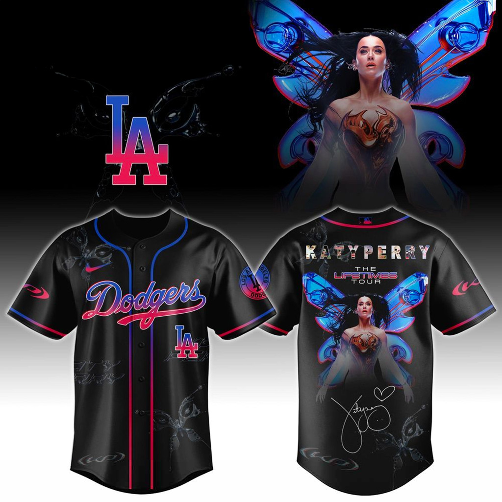 Los Angeles Dodgers X Katy Perry The Lifetimes Tour 2025 Jersey Los Angeles Dodgers Merch