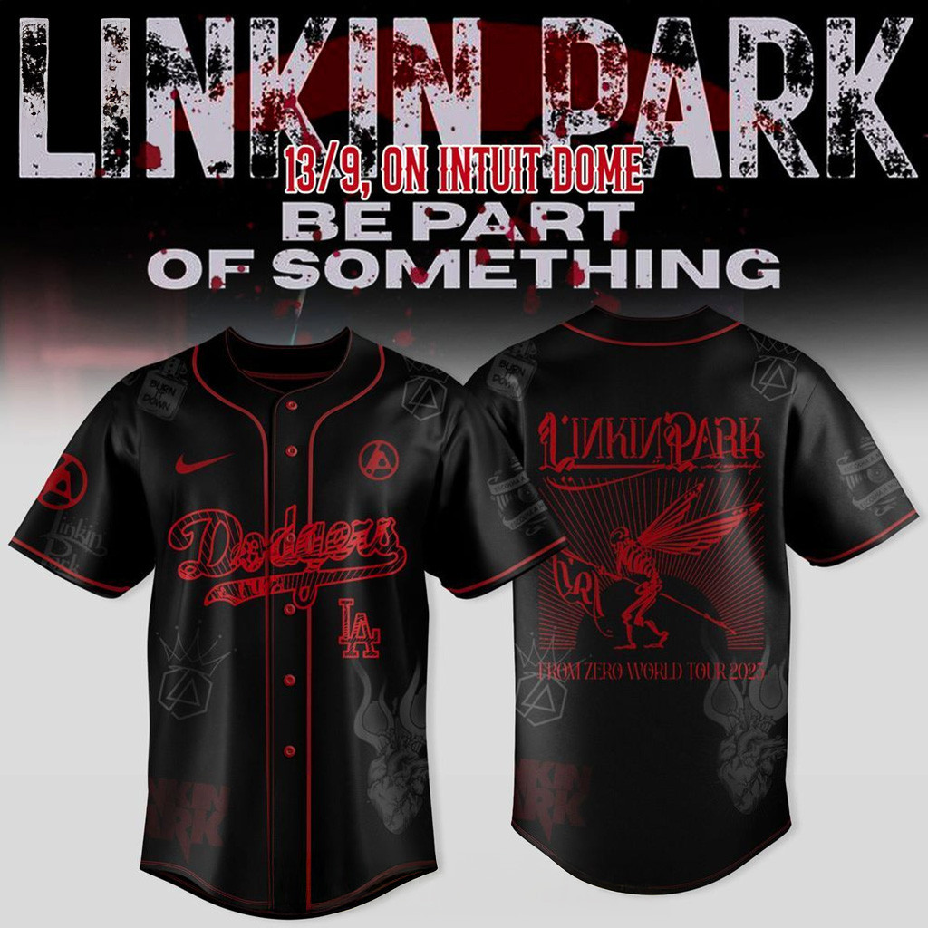 Los Angeles Dodgers X Linkin Park From Zero World Tour 2025 Jersey LA Dodgers Merch For Father