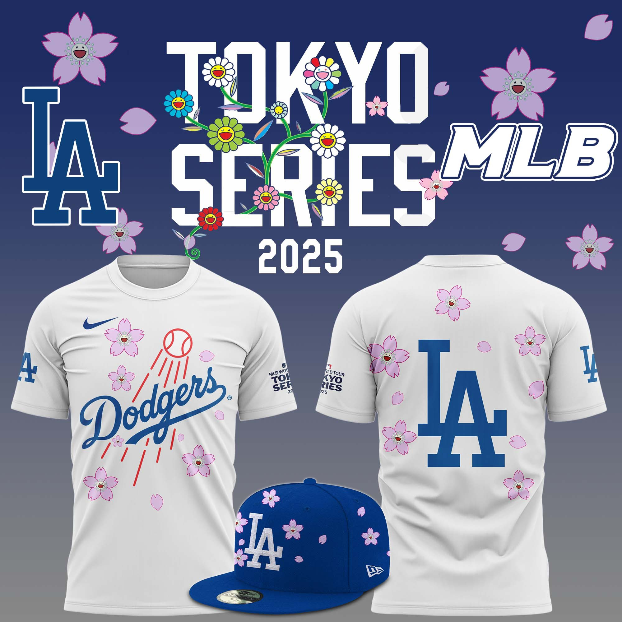 Los Angeles Dodgers X Mlb Tokyo Series 2025 T-Shirt Baseball Player Gift Ideas