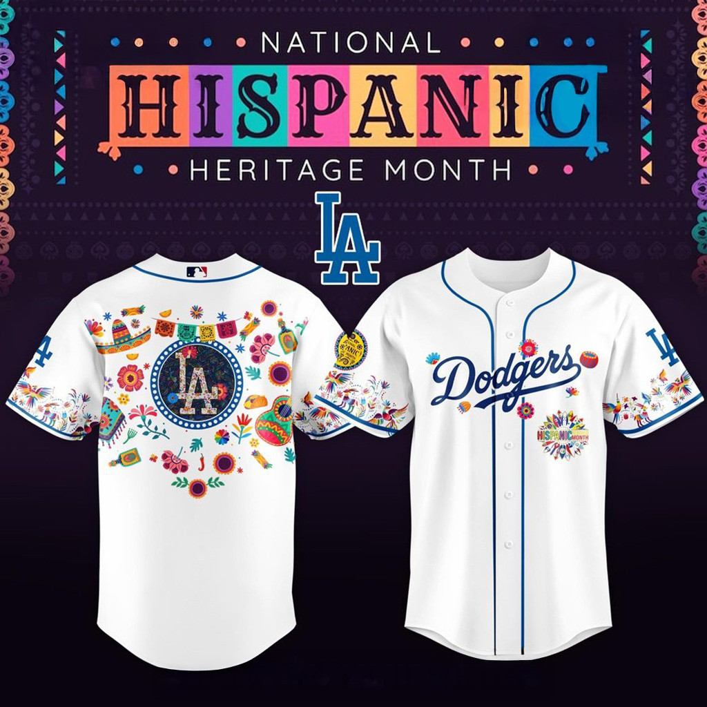 Los Angeles Dodgers X National Hispanic Heritage Month Jersey 2025 Los Angeles Dodgers Merch