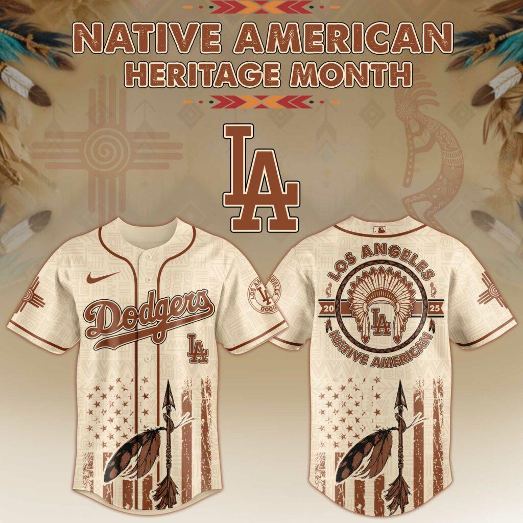Los Angeles Dodgers X Native American Heritage Month  Edition Jersey 2025