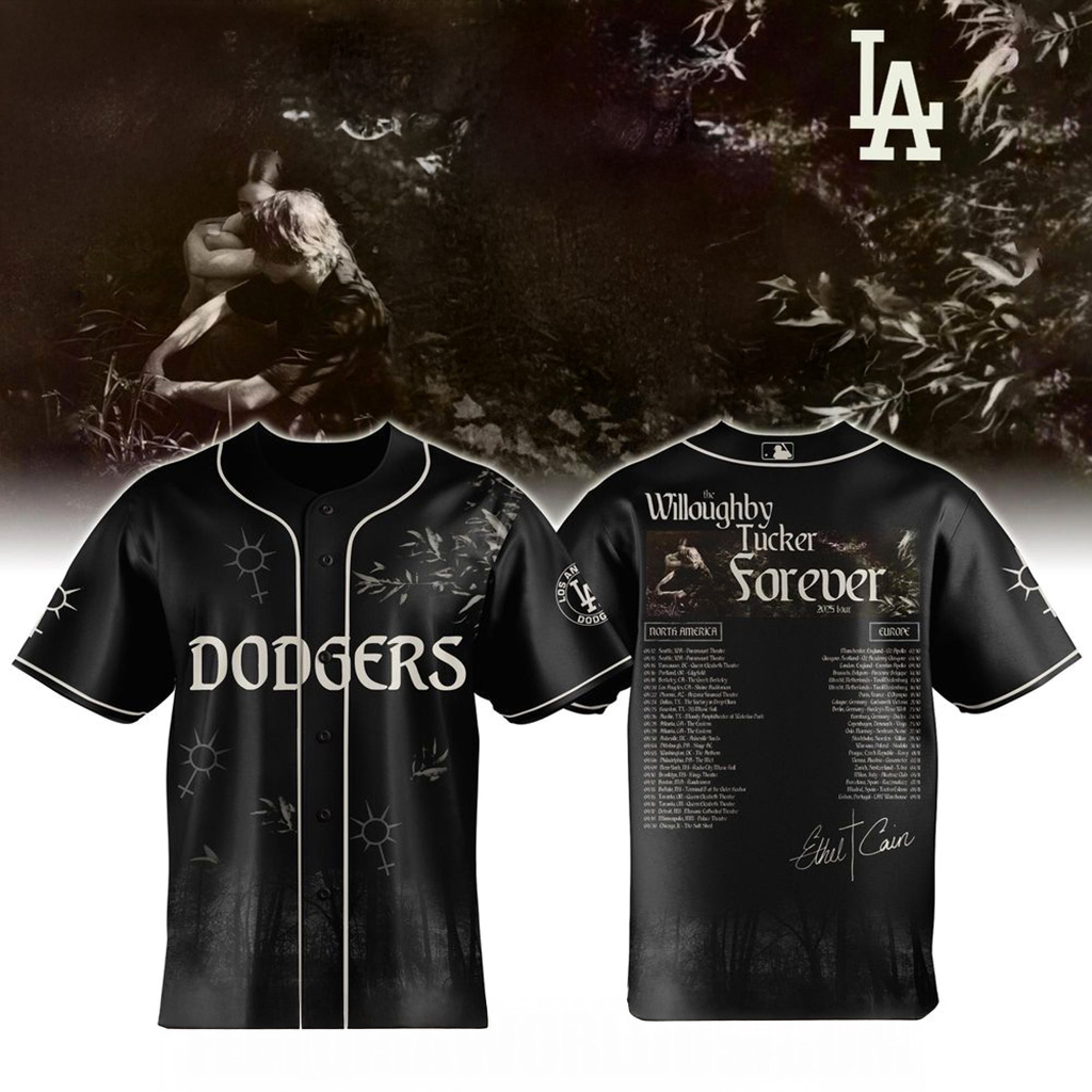 Los Angeles Dodgers X Willoughby Tucker Forever Tour 2025 Jersey Dodgers Merch Gift For Fan