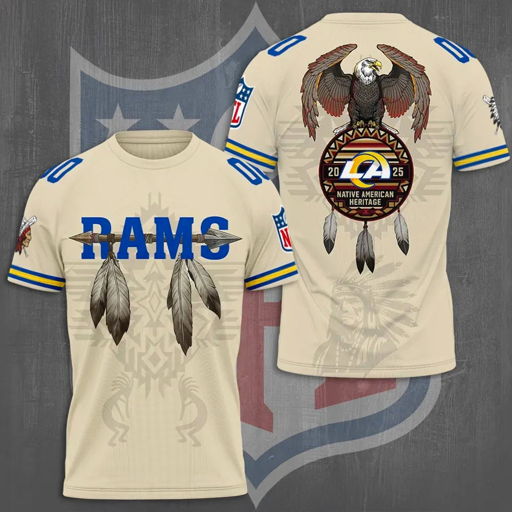 Los Angeles Rams X Native American Heritage Shirt Rams Merch Football Fan Gift Ideas