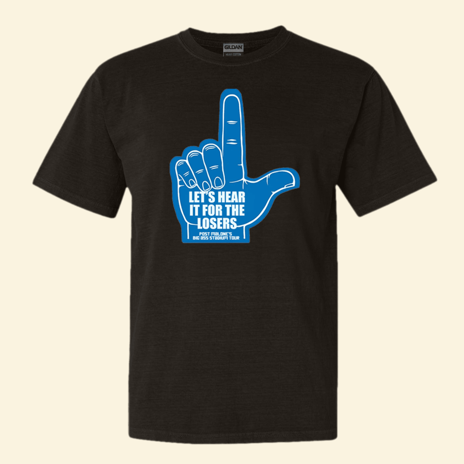 Losers Foam Finger T-Shirt Post Malone Merch Father's Day Presents From Daughter