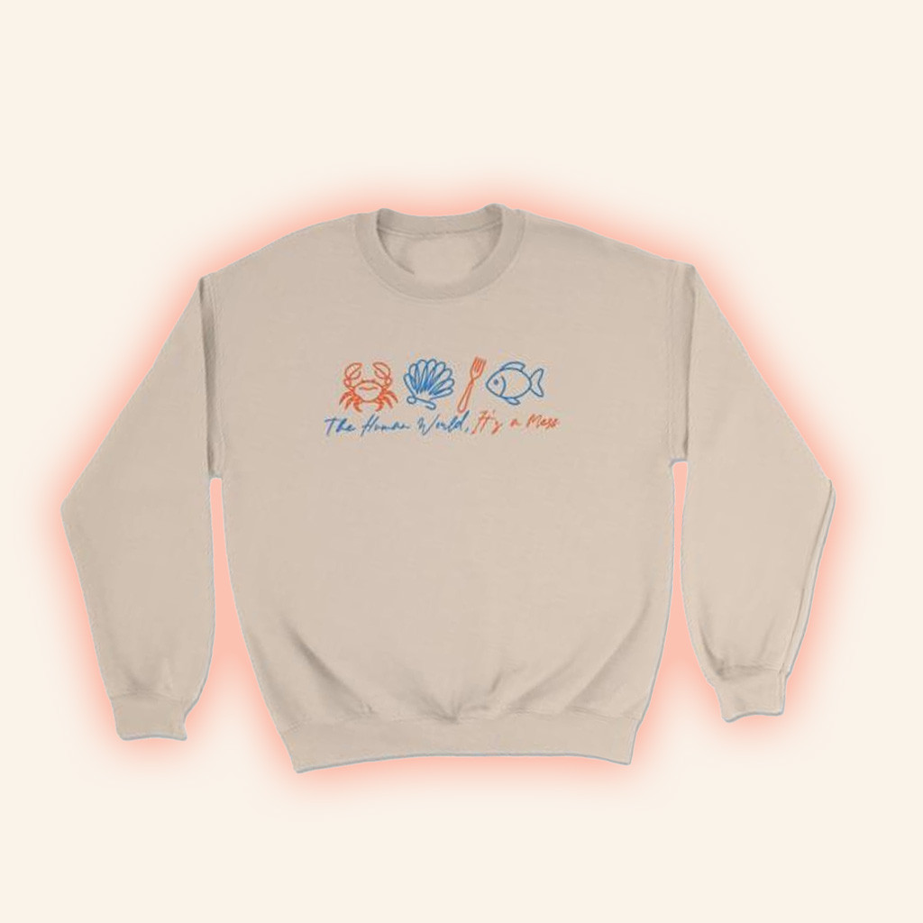 Lost Bros Trading Co Merch It's A Mess Sweatshirt Gifts For Best Friends