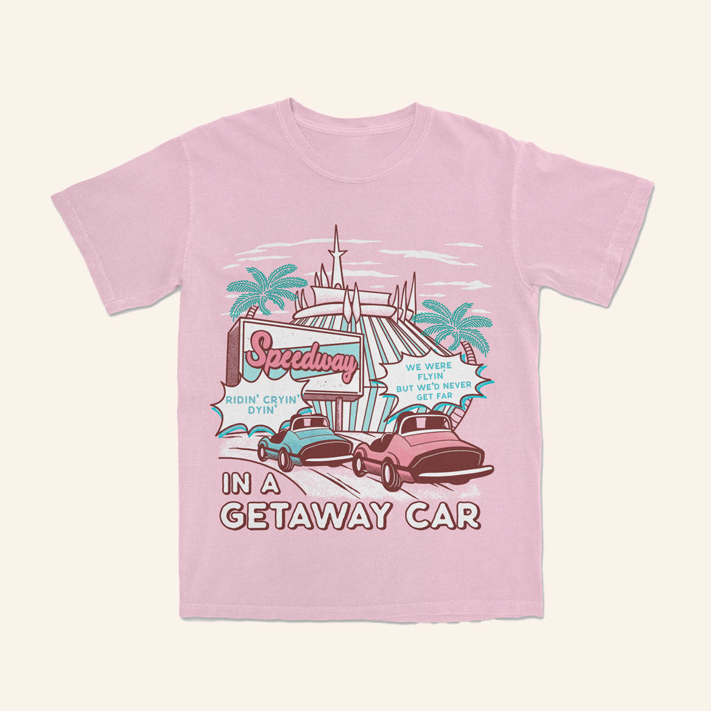 Lost Bros Trading Co Merch Speedway In A Getaway Car Shirt Best Birthday Gift For Her