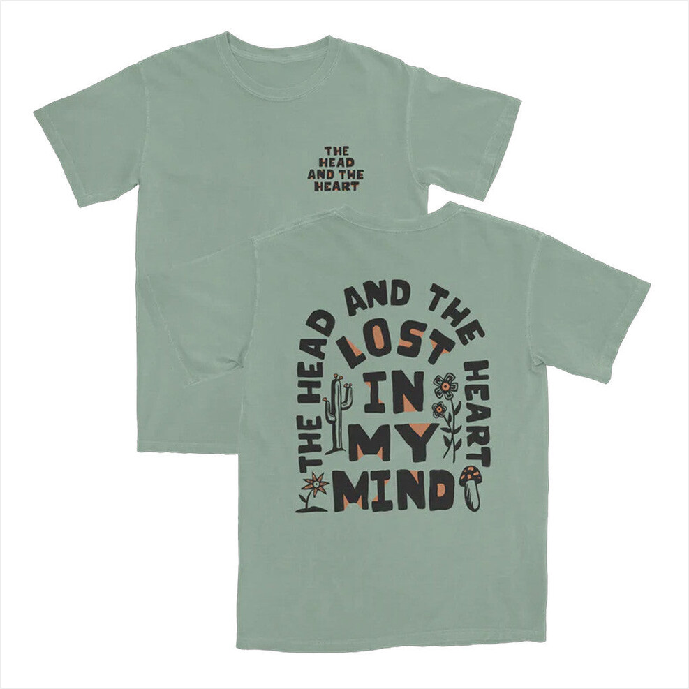 Lost In My Mind T-Shirt Head And The Heart Merch Cool Birthday Gifts For Music Lovers