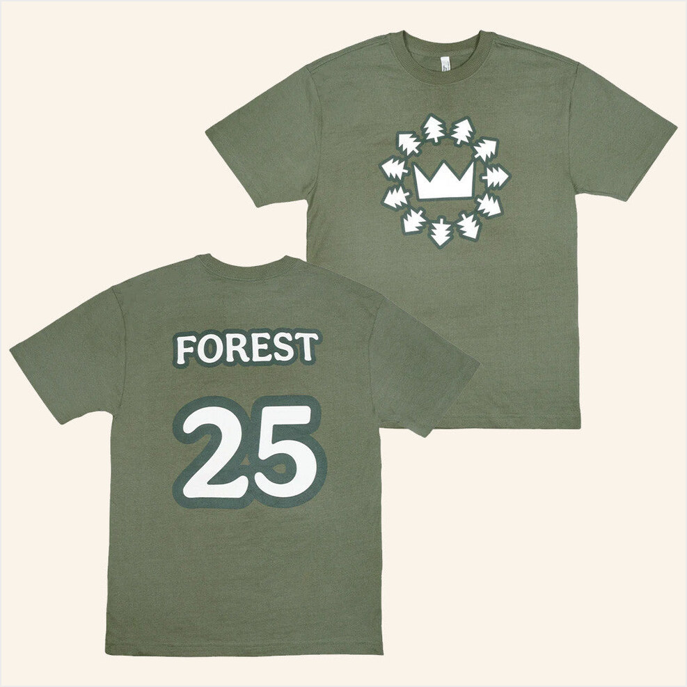 Louis The Child Forest 25 Olive T-Shirt Grassroots California Merch Birthday Gifts For Friends