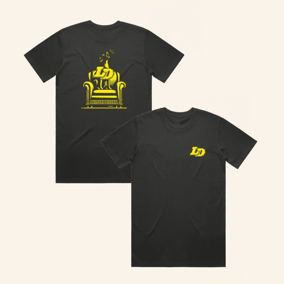 Lounge Dogs Shirt Twisted Thread Merch Yellow Wolf T-Shirt Birthday Gift Ideas