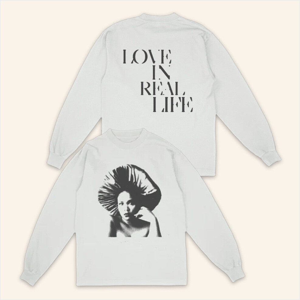 Love In Real Life Long Sleeve Shirt Lizzo Merch Gift Ideas For Music Lovers Gifts For BFF