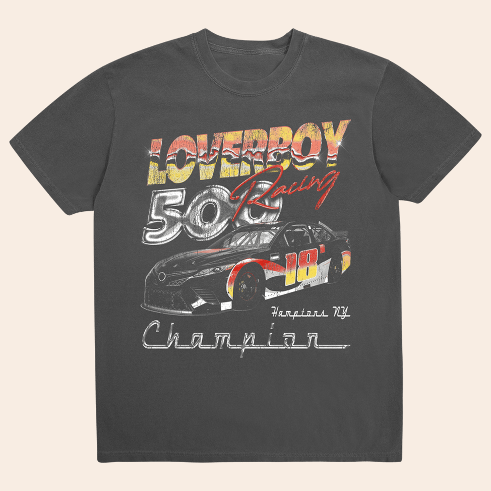 Loverboy Racing Champion 500 T-Shirt Loverboy Merch Dad Fathers Day Gifts For Friends