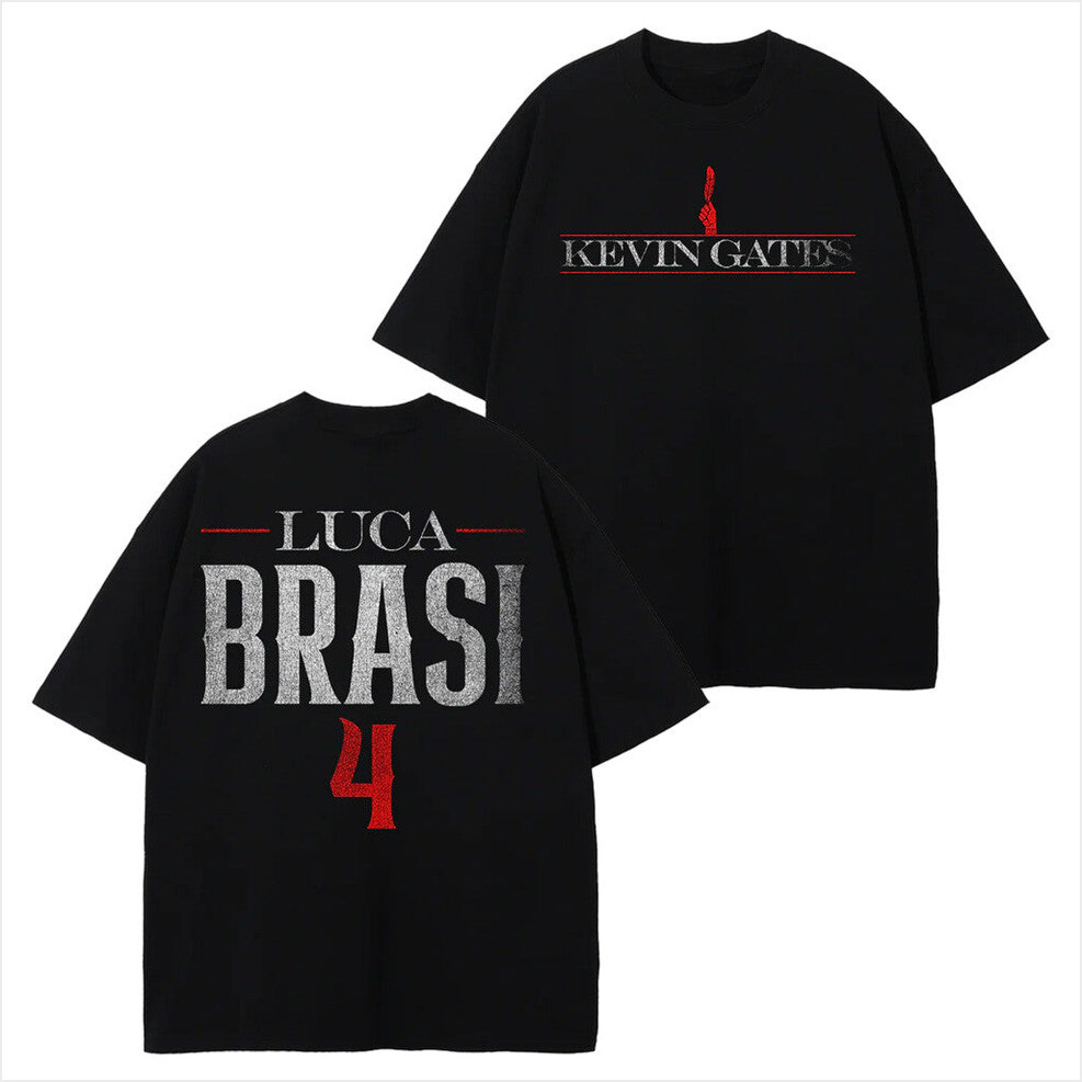 Luca Brasi 4 Logo T-Shirt Kevin Gates Merch Gift Ideas For Music Lovers Birthday Gifts For BFF