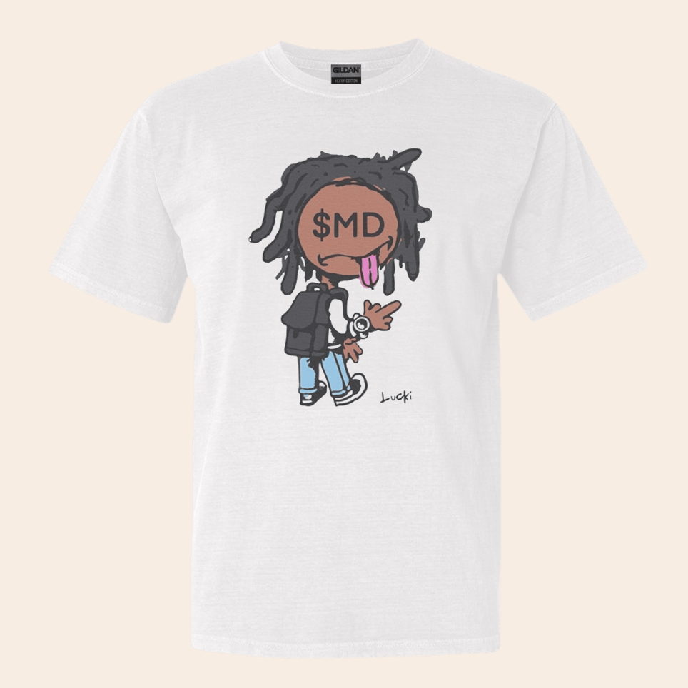Lucki Flawless Like Me SMD T-Shirt Lucki Merch Gifts For Rapper Fans Birthday Gifts For Him