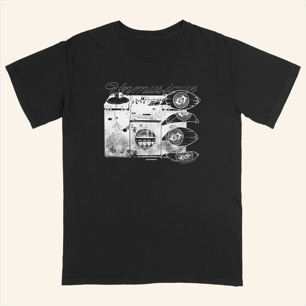 Lucy Bedroque Unmusique Black T-Shirt Deadair Merch Best Friend Birthday Gifts