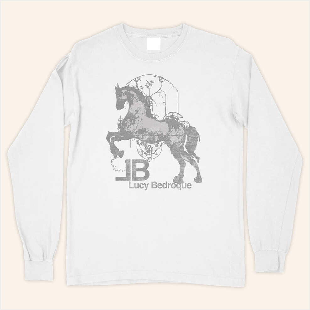 Lucy Bedroque White Long Sleeve T-Shirt Deadair Merch BFF Birthday Gifts Ideas