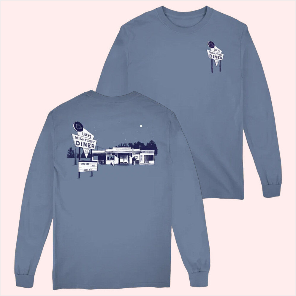 Lucy's Night Shift Diner Long Sleeve T-Shirt Lucy Dacus Merch Birthday Gifts For Brother