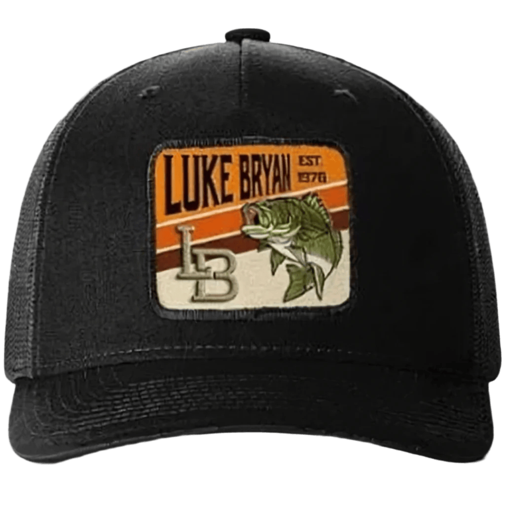 Luke Bryan 2025 Country Song Came On Tour Embroidered Black Trucker Hat Gifts For Music Lovers