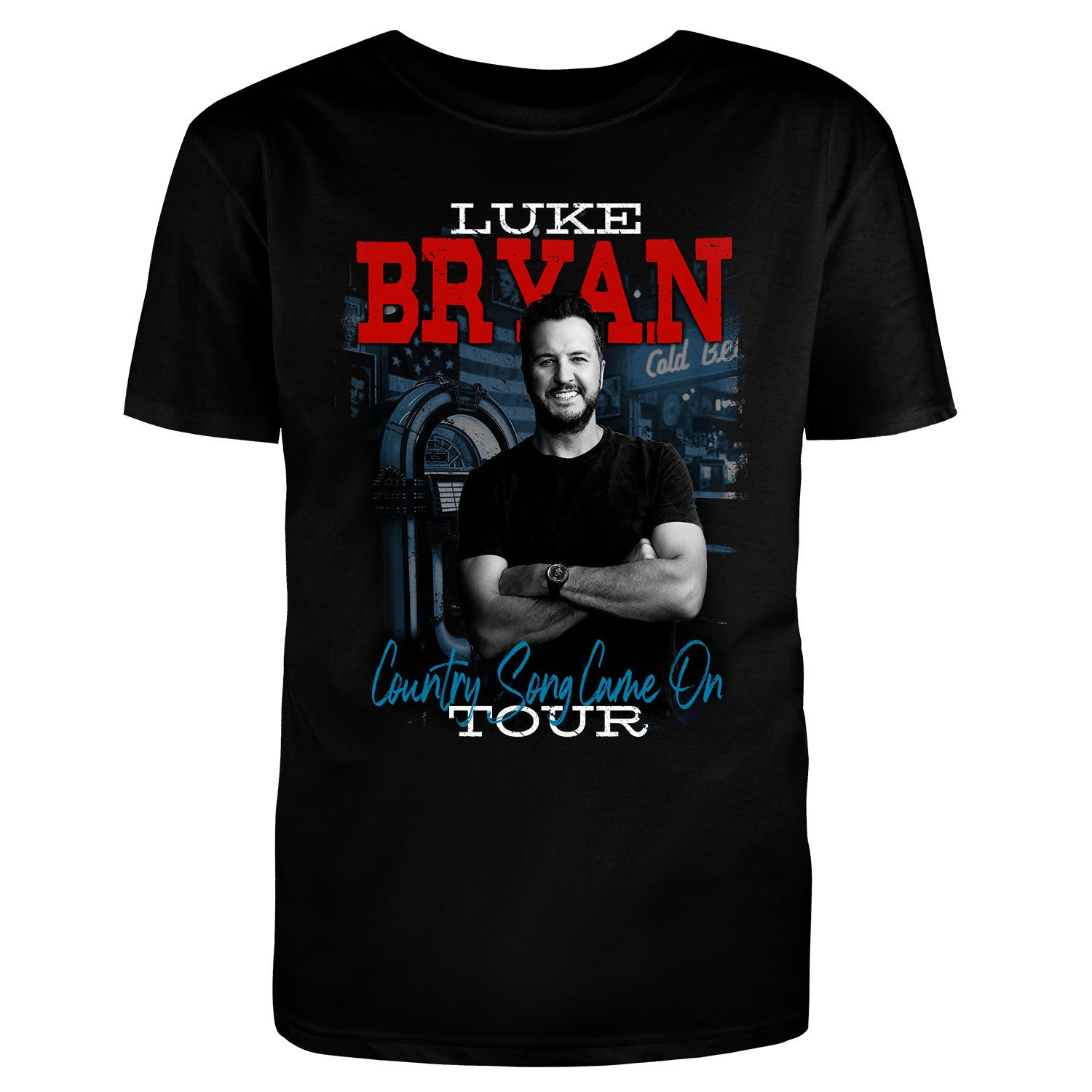 Luke Bryan Country Song Came On Jukebox Tour T-Shirt Unique Gifts For Music Lovers