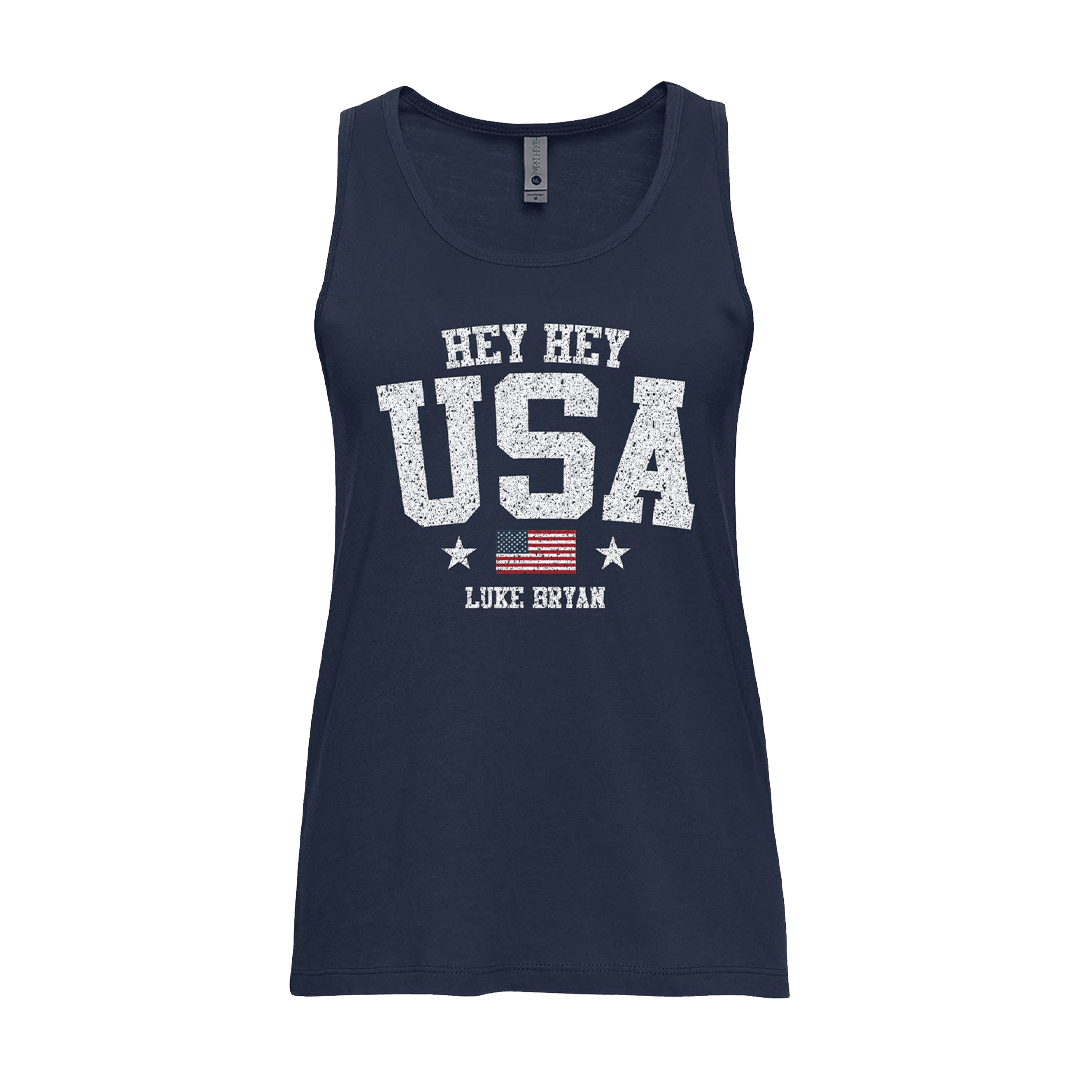 Luke Bryan Hey Hey USA Tank Gifts For People Who Like Music