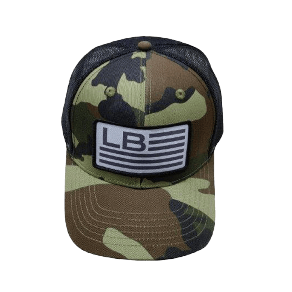 Luke Bryan LB Embroidered Camo Trucker Hat Music Related Gifts For Guys