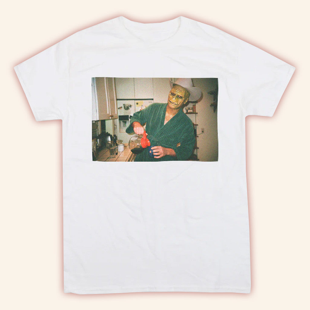 Mac Demarco Merch Lizard Man Coffee White T-Shirt Gifts For Him
