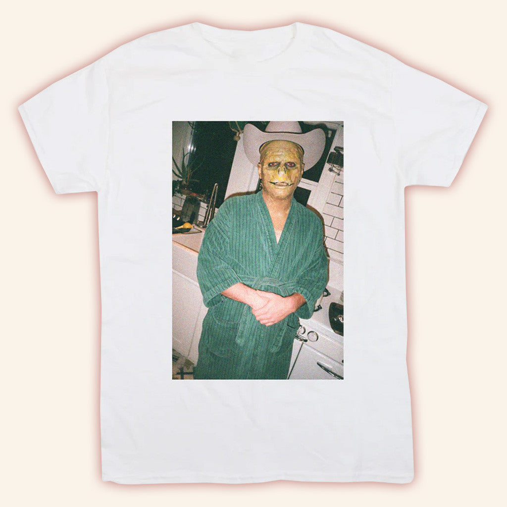Mac Demarco Merch Lizard Man Robe White T-Shirt Gifts For Dad