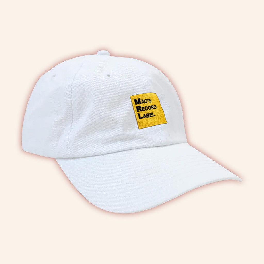 Mac Demarco Merch MRL Logo White Embroidered Hat Gifts For Him