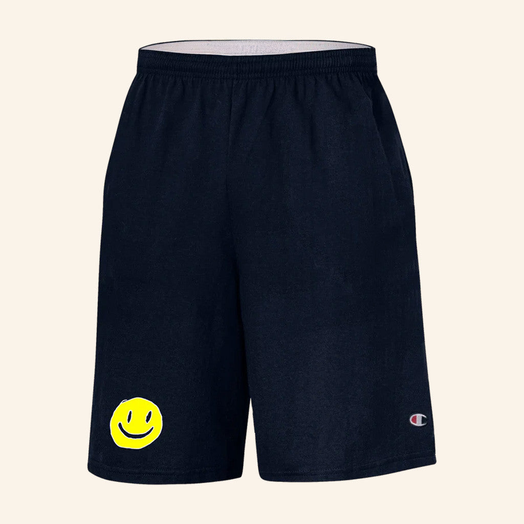 Mac Demarco Merch Smiley Shorts Navy Gifts For Brother