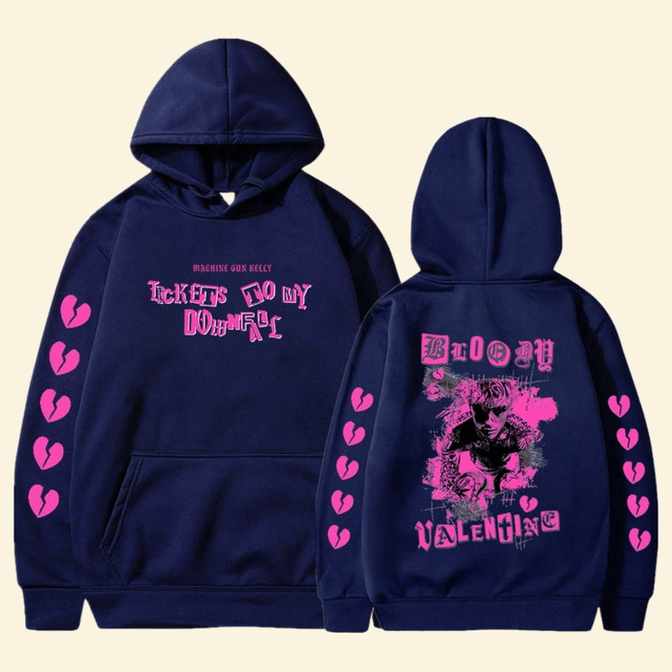 Machine Gun Kelly Hoodie MGK Merch MGK Tickets To My Downfall Tour Merchandise Gifts For Brother