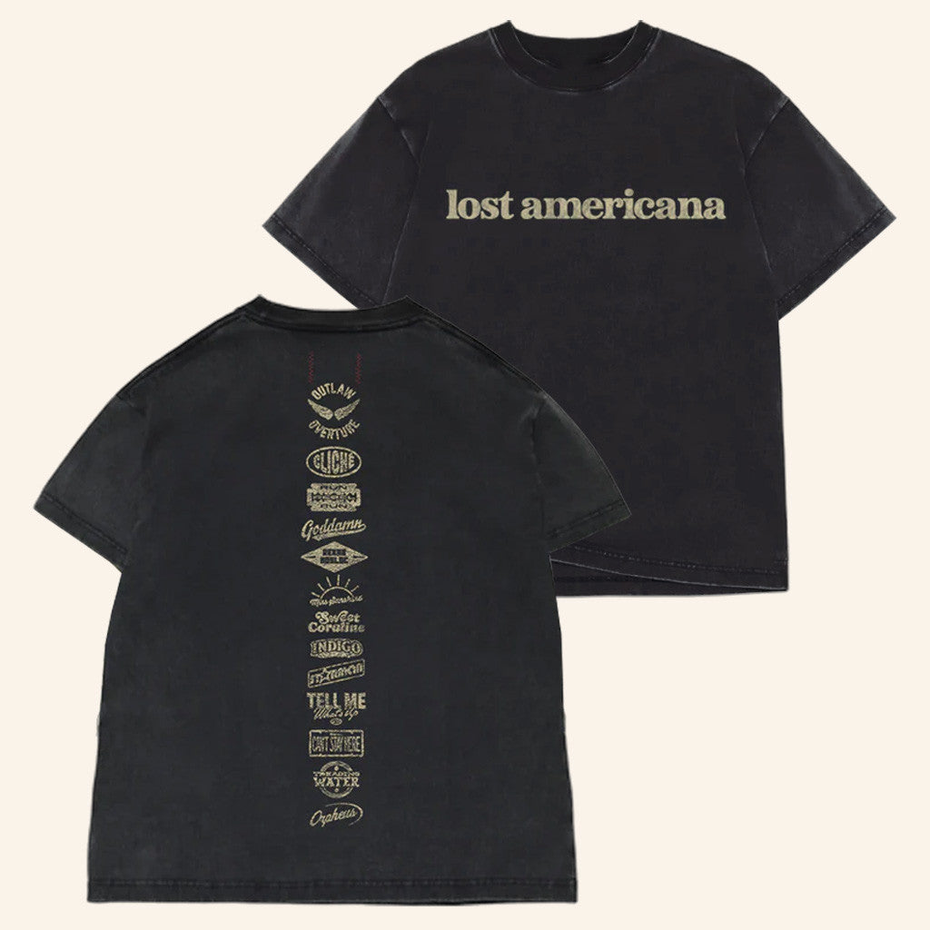 Machine Gun Kelly Merch Tracklist Twofer Wash T-Shirt Gifts For Music Fans