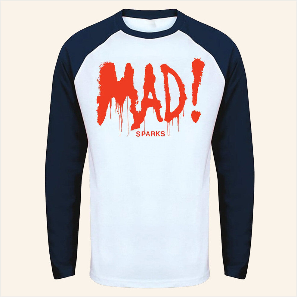 Mad Baseball T-Shirt All Sparks Merch Presents For Boyfriend Birthday Gifts For BFF