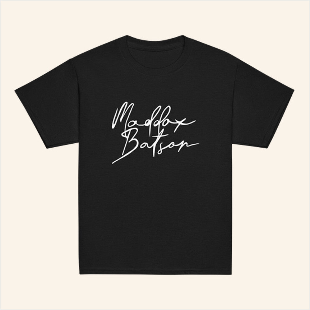 Maddox Batson Signature T-Shirt Maddox Batson Merch Gifts For Fans Birthday Gift Ideas