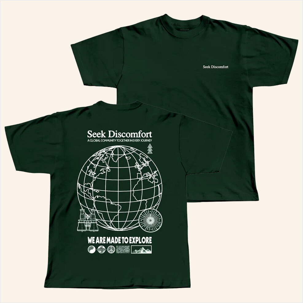 Made To Explore T-Shirt Seek Discomfort Merch Gift Ideas For Husband BFF Birthday Gifts