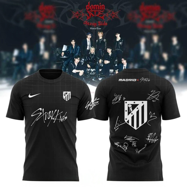Madrid F.C x Stray Kids Show Signature Shirt-Recovered Fan Merch Gifts For Dad