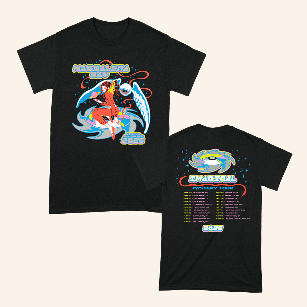 Magdalena Bay Merch Angel Imaginal Mystery Tour 2025 T-Shirt Fan Clothing