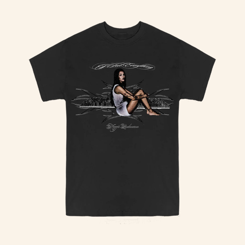 Maggie Lindemann Merch I Feel Everything Seated T-Shirt Gifts For Daughter