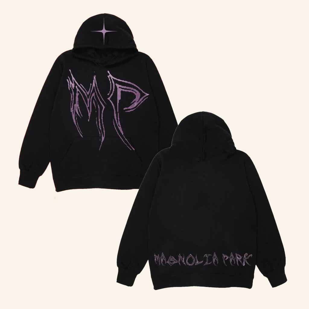Magnolia Park Merch Mp Star Hoodie Black Best Birthday Gift For Him