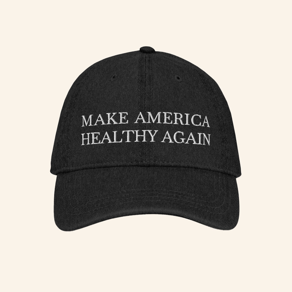 Mahaaction Merch Make America Healthy Again Embroidered Hat Birthday Gifts For Best Friends