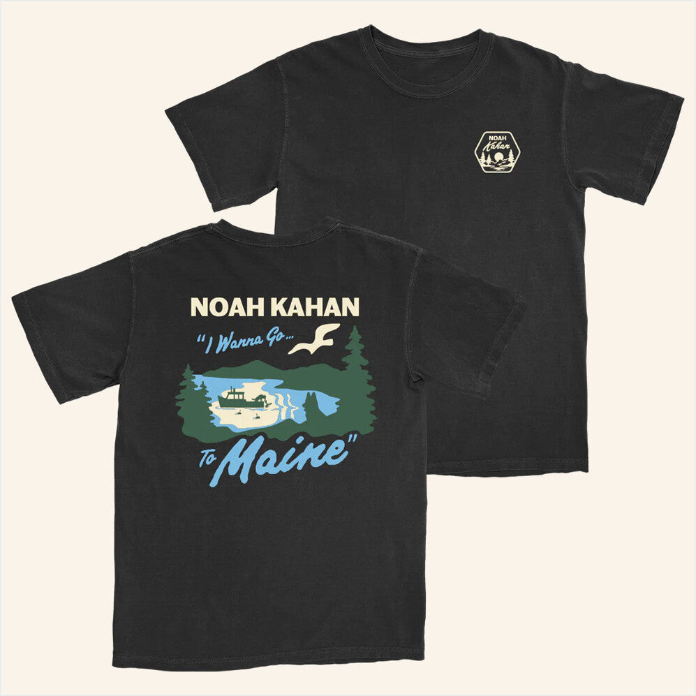 Maine Fishing T-Shirt Noah Kahan Merch Birthday Gifts For Besties Christmas Presents