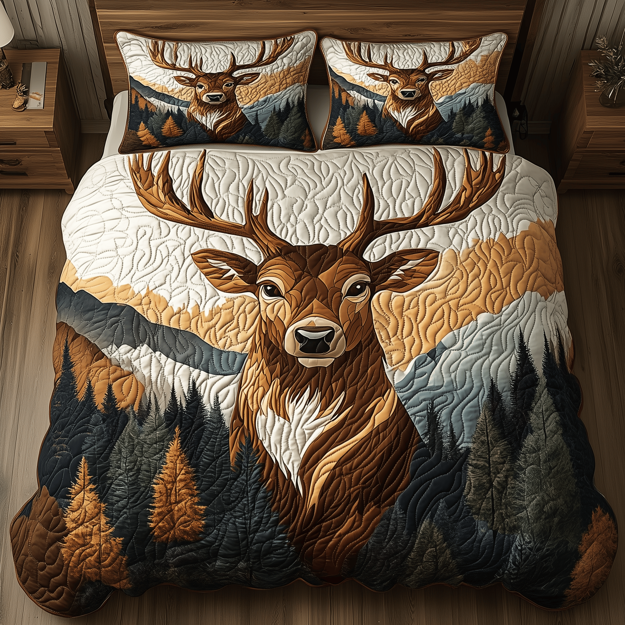 Majestic Guardian Quilted Bedding Set Duvet Cover Best Father And Daughter Gifts