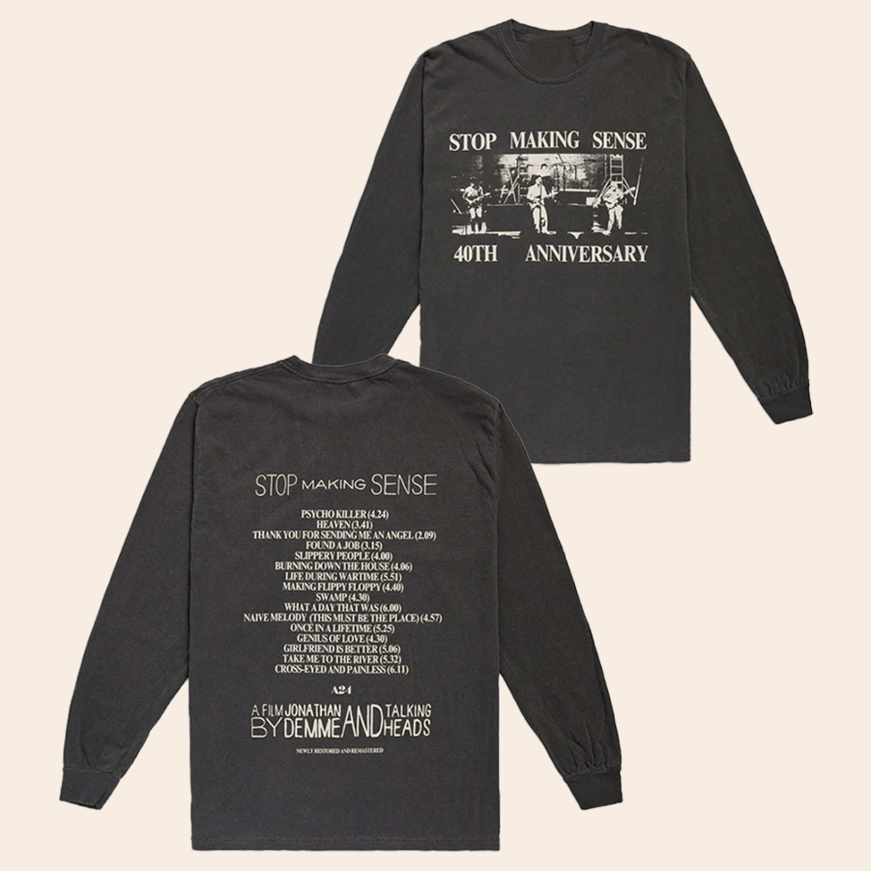 Making Sense Setlist Long Sleeve T-Shirt A24films Merch Sentimental Father's Day Birthday Gifts
