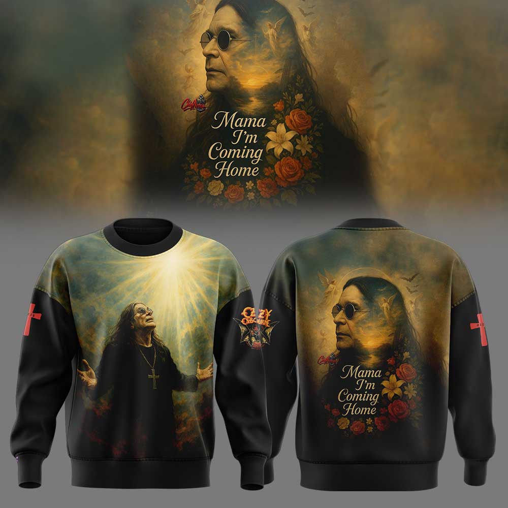 Mama I'm Coming Home Ozzy Osbourne Sweatshirt Gift Ideas For Music Lovers