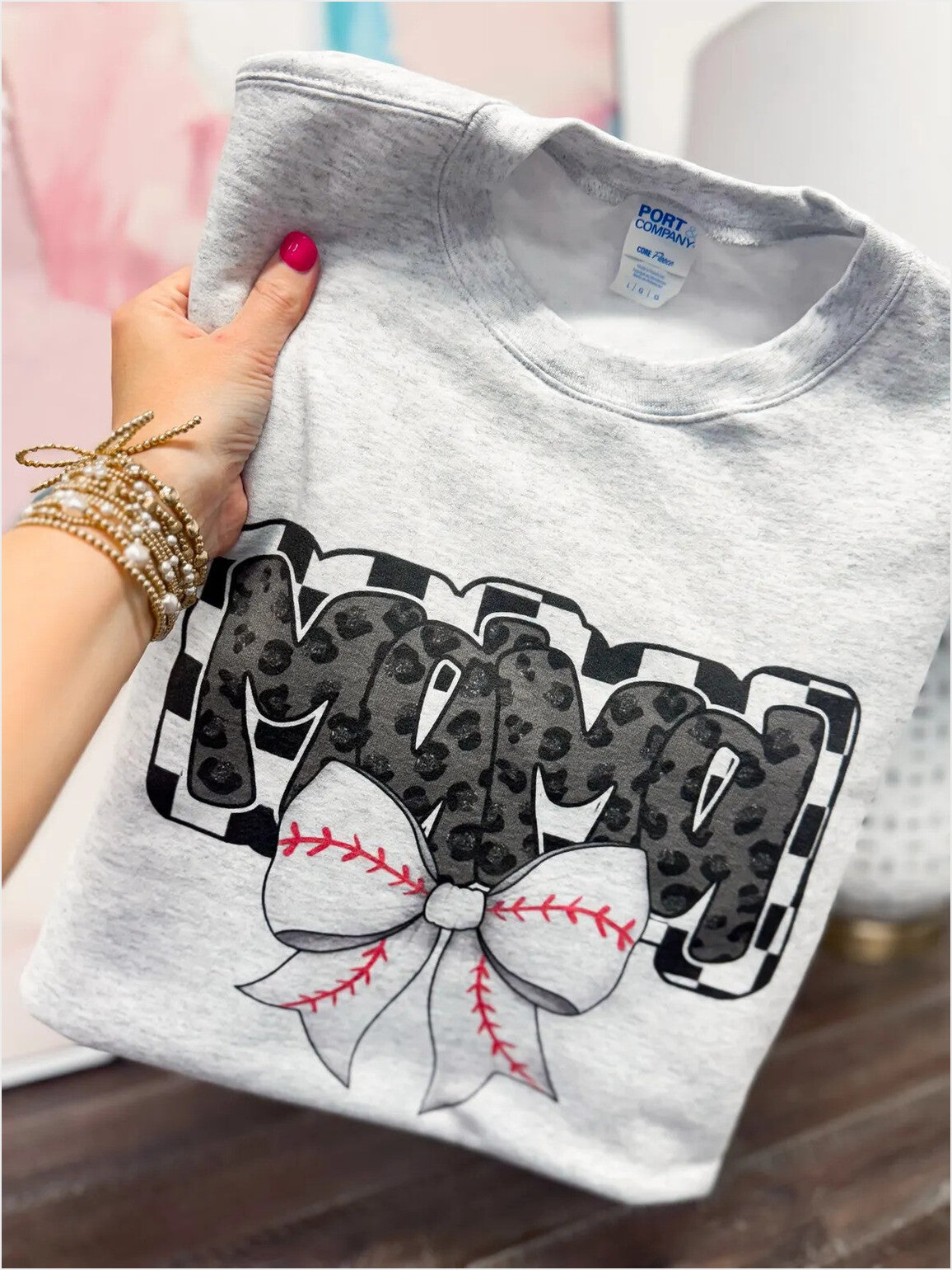 Mama With Leopard Bow Shirt Mother's Day T-Shirt Great Gifts For Best Friend Father's Day For Dad