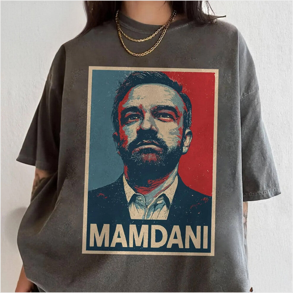 Mamdani T-Shirt Zohran Mamdani Merch Gifts For Men Women Birthday Gift Ideas Christmas Presents